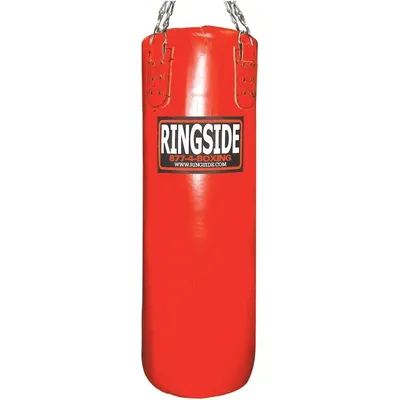 Leather Heavy Bag, Punching Bag for Boxing Training and Workout, Includes Heavy Bag Chain and Swivel