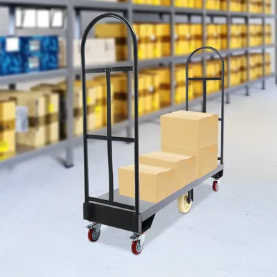 60.5*15.7*52.2in H U-Boat Cart, 2000LBS Capacity Platform Truck Dolly, U-Boat Truck Steel with