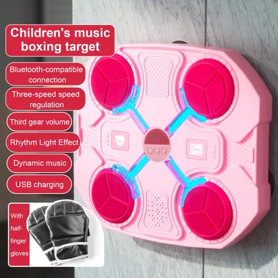 Funny Music Boxing Machine For Children Smart Music Boxing Machine Wall Mounted Decompression Wall