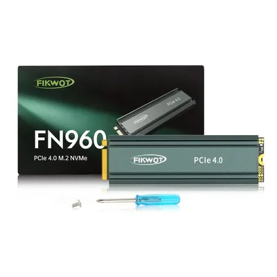 Fikwot FN960 M.2 2280 PCIe Gen4.0x4 NVMe 1.4 with Heatsink (512GB/1TB/2TB) Speeds up to 5,000MB/s