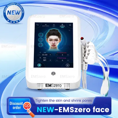 Hot Sale 6 Handles RF Facial Muscle Stimulator Massage Anti-aging Wrinkle Removal RF Ems Machine