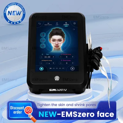 Hot sale 6 Handles RF Facial Muscle Stimulator Massage Anti Aging Wrinkle Removal RF Ems Machine