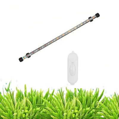 White 5V-k5-USB-RGB smart aquarium light, switch mode at will. Aquarium strip lights, 15 inches /38