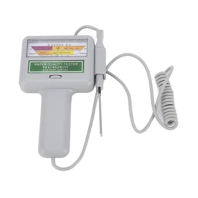 2-in-1 pH/Chlorine Tester Meter for Water Quality - Portable PH/CL2 Device for Pools & Aquariums