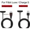 USB Charger For Fitbit Luxe Charging Cable Strap Band Magnetic Adapta Smart Watch Accessories For