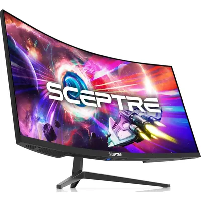 Sceptre 34-Inch Curved Ultrawide WQHD Monitor 3440 x 1440 R1500 up to 165Hz DisplayPort x2 99% sRGB