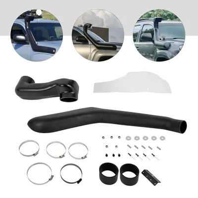 Car Snorkel Kit Right Side, Air Intake Snorkel Set PE Snorkel Fit for Toyota Tacoma 2005-2015 (4L)