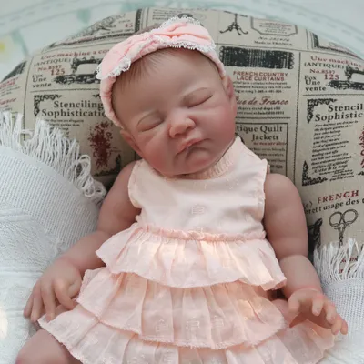 Realistic Reborn Baby Dolls 20 Inch Lifelike Newborn Sleeping Girl Handmade Real Life Baby Dolls