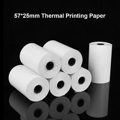 5 Rolls Thermal Printer Paper Camera Instant Print Label Camera Paper Print Label for Photo Printer