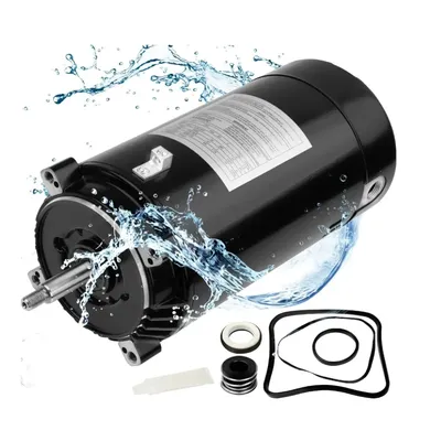 UST1152 Swimming Pool Pump Motor and Seal Replacement Kit, 1-1/2 HP Pool Pump Motor Up-Rated 56J