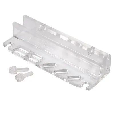 Fish Tank Scissor & Scraper Holder - Acrylic Aquarium Plant Maintenance Rack Storage