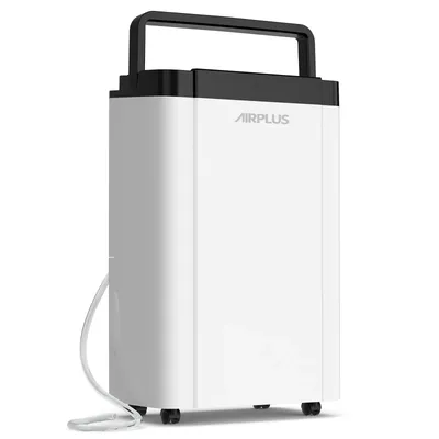 AIRPLUS Dehumidifier 19 Pint (DOE) 70 Pint Max for Home, Humidity with Auto Shut off, Auto Drain or Manual Drainage