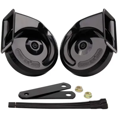 FARBIN Car Horn Loud 12v High/Low Tone Super Loud Horn Waterproof Electric Horn for Truck Motorcycle
