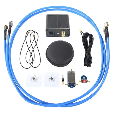 50K-500MHz Wideband Active Small Magnetic Loop Antenna Kit Wideband LZ1AQ Amplifier 17dB HF AM FM