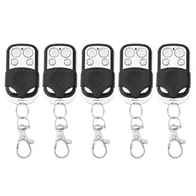 5pcs Remote Control Duplicator 4 Buttons 433MHz Clone Learning Code Universal Replacement Wireless