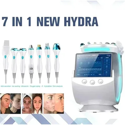 7 in 1 Facial Skin Analysis Water Oxygen Cleaning Device For Women Facial lifting And Tightening