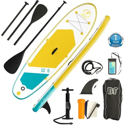 Stand Up Paddle Board with SUP Accessories & Backpack. Paddle Boards for Adults. Non-Slip Deck