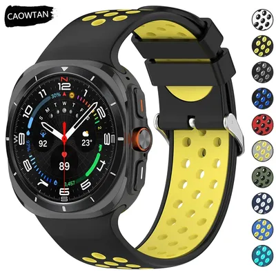 For Samsung Galaxy Watch 7 Ultra 47mm band Bracelet Breathable Silicone Strap Compatible with Galaxy