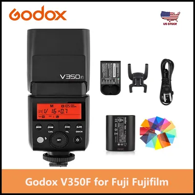 Godox V350F 2.4G GN36 TTL 1/8000s HSS with Li-ion Rechargeable Battery 500 Full Power Camera