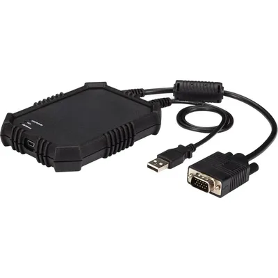 USB Crash Cart Adapter with File Transfer and Video Capture - Laptop to Server KVM Console -