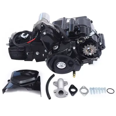 125cc 4 stroke Engine Motor Semi Auto w/Reverse Electric Start For ATV GO Kart