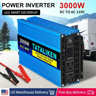 Modified Sine Wave Inverter 600W 1500W 2200W 3000W 4000W 60HZ With LED Voltage Display