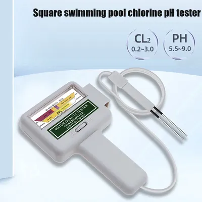 New 2 in 1 PH Chlorine Meter Chlorine Tester PH Tester Chlorine Water Quality Tester CL2 Measuring