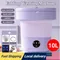 10 L Portable Foldable Washing Machine with Spin Dryer For Socks Underwear Panties Washer Household