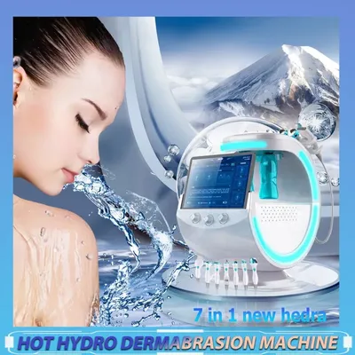 Ice Blue Magic Microdermabrasion Mirror Skin Analyzer Oxygene Machine Professional Ultrasound Care