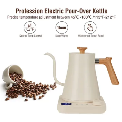 Smart Intelligent Constant Temperature Electric Kettle Hand Brewed Coffee Pot Gooseneck Pot Used