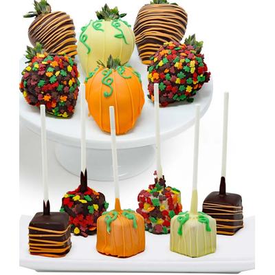 Autumn's Chocolate Covered Strawberries & Mini Cheesecake Pops