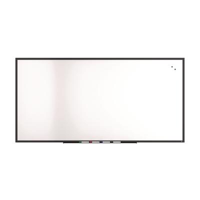 TRU RED Magnetic Porcelain Dry Erase Board, 96" x 48", White Surface, Black Aluminum Frame (TUDTR61191) Each TRU RED™ Dry Erase Boards