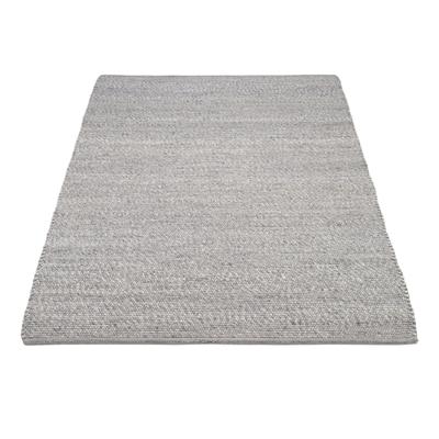 Teppich OCI DIE TEPPICHMARKE "FAVORIT", grau, B:140cm H:12mm L:200cm, Wolle, Teppiche, Handweb-Teppich aus Indien, handgewebt, hochwertig verarbeitet Image
