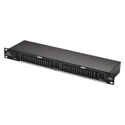 TEMU Lixada Eq-215 Dual Channel 15-band 1u Rack Mount 2-channel Stereo Graphic For Christmas Gifts