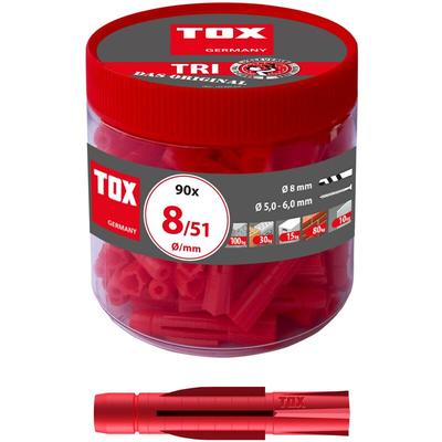 TOX - Allzweckdübel Tri 8x51 mm in Runddose