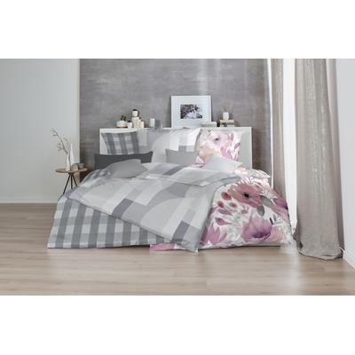 Bettwäsche PRIMERA "Feinbiber-Bettwäsche", grau, B/L: 135cm x 200cm, Feinbiber, B/L: 80cm x 80cm, Feinbiber, Obermaterial: 100% Baumwolle, Bettwäsche, samtweich und natürlich aus reiner Baumwolle Image