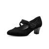 Pumps JANA, Damen, Gr. 38, schwarz, Lederimitat, Textil, feminin, Schuhe