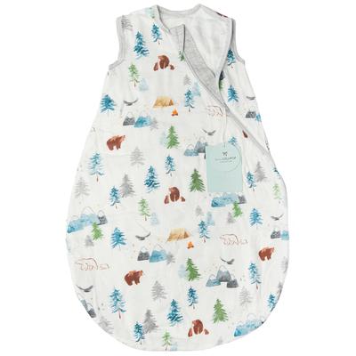 Loulou Lollipop Lightweight Muslin Sleep Bag, 0-6 m - Adventure Begins