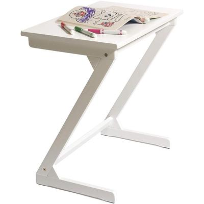 Lipper International Wooden Zig Zag Table - White