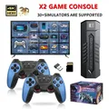 X2 Game Stick 4K 3D HD Retro Console per videogiochi Controller wireless Gioco TV Riproduzione 256G