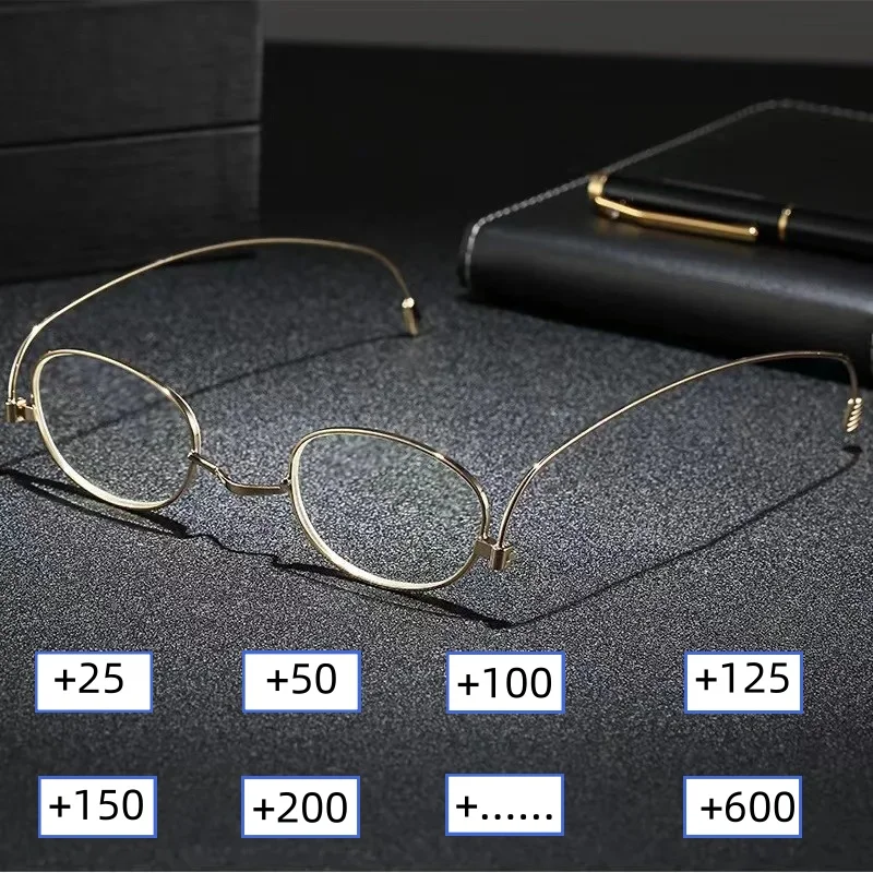 Frauen Männer kleine runde Brille Männer Metall Brillen rahmen Vintage ovale Mode Licht Brillen fassungen Vollrand Brille Silber Image