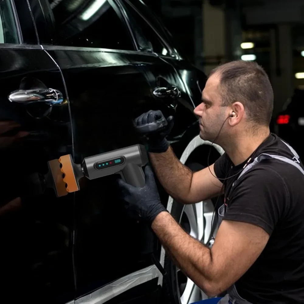 Mini-Polierbohrmaschine – Akku-Set, Detailing-Maschine, Auto-Poliermaschine, leichter kabelloser Auto-Puffer-Polierer Image