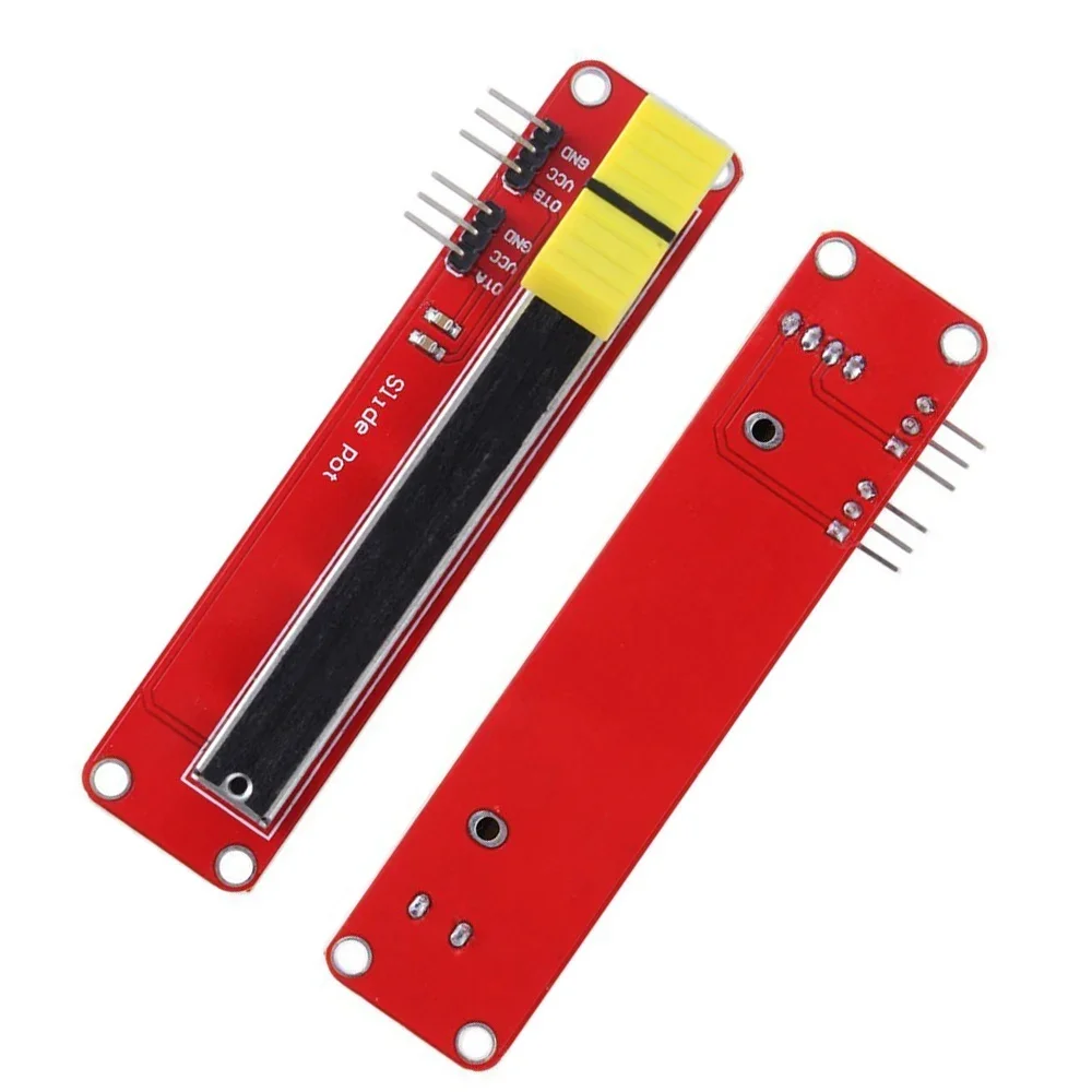 Schiebe potentiometer 10k Linear modul Doppel ausgang für Arduino Avr elektronischen Block Image