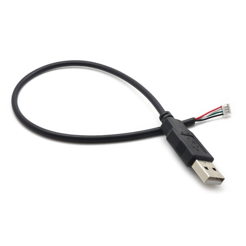Hochwertiger Kupferkern PH2.0-Buchse auf USB 2.0-Stecker auf 4-poliges Datenkabel, hohe Übertragung, 30 cm/12 Zoll, PVC + Messing Image