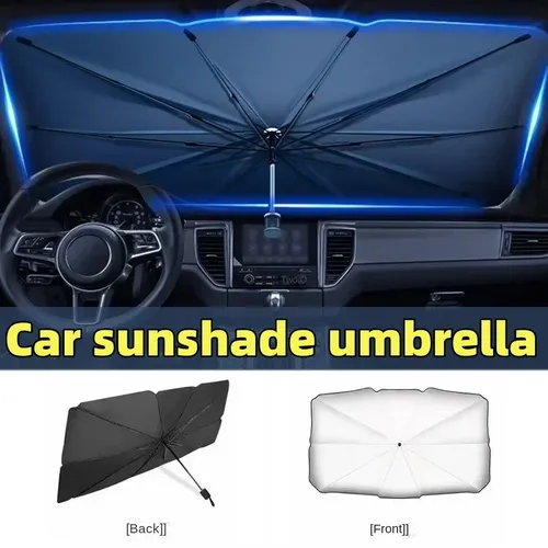 Auto Sonnenschirm Regenschirm Auto Sonnenschutz Schutz Sonnenschirm Sommer Sonne Innen Windschutzscheibe Schutz Für Auto Schattierung Auto Sonnenschirm