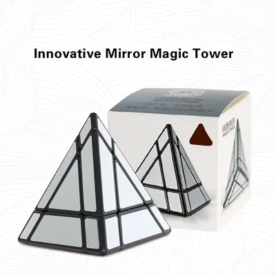 ShengShou Spiegel Magic Tower ShengShou Hollow Magic Tower Alien Magic Cube Lernspielzeug für Kinder