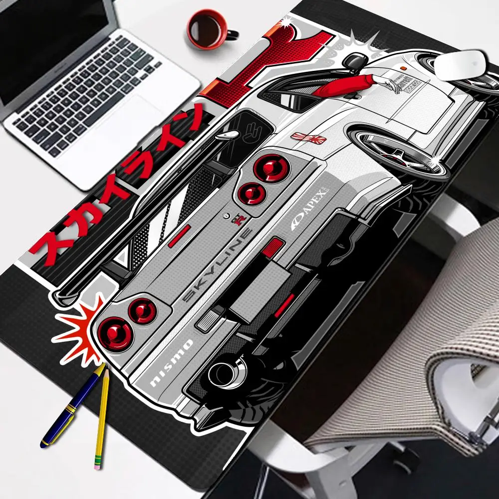 Racing GTR Sportwagen Mouse pad Cartoon Locke dge große Gaming Mauspad Computer Gamer Tastatur Maus Matte Schreibtisch für PC Schreibtisch Pad