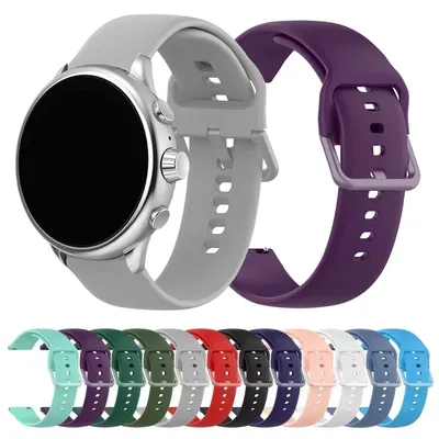 Smart Watch Band für Fossil Gen 6 44 mm Gen6 Gen 5 5e / Gen5 LTE 45 mm 20 mm 22 mm weiches Silikon-Armband Sport-Ersatzbänder