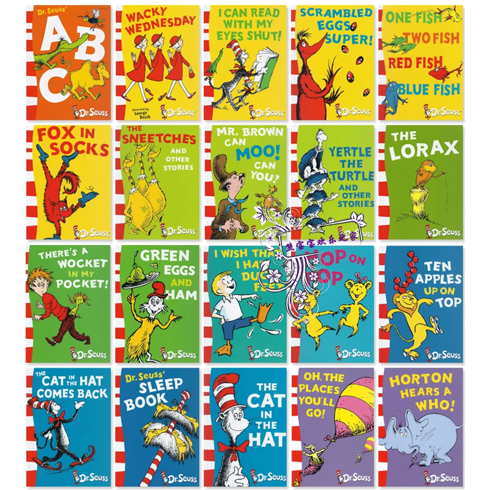 Zufälliges 1-Buch Dr. Seuss Interessante Geschichte Eltern Kind Kinder Baby Früherziehung Bild Englische Bücher Kinder Lernspielzeug