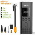 Pompe à air électrique portable sans fil, compresseur d'air, injecteur, gonfleur d'opathie, voiture, vélo, moto, accessoires de vélo, 150psi